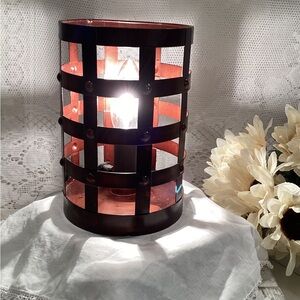 Bronze Metal Nautical,Industrial, Ships Light Table Lamp, Hurricane